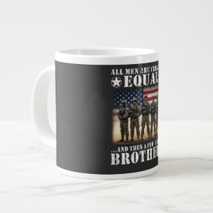 Taza De Café Gigante Hermandad Militar Patriótica Hermanos Veteranos
