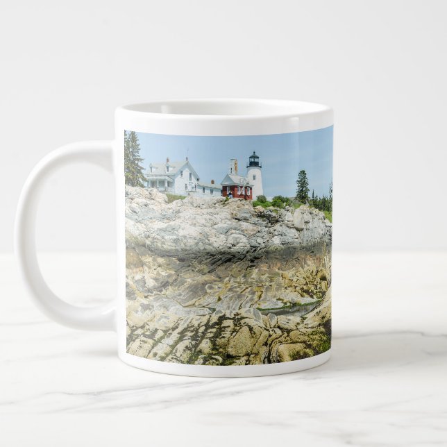 Taza De Café Gigante Hermosa Acadia de la Costa de Maine (Izquierda)