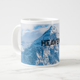 Taza De Café Gigante Hermosa imagen de color azul cielo Mug de la espec