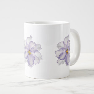 Taza De Café Gigante Hermosa orquídea de lavanda
