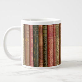 Taza De Café Gigante Hermosas espinas de libros