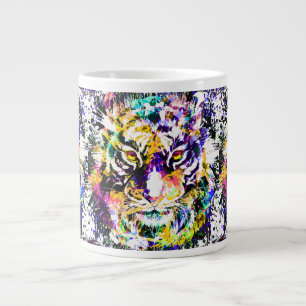 Taza De Café Gigante Hermoso café Tiger Mug Tigre colorido