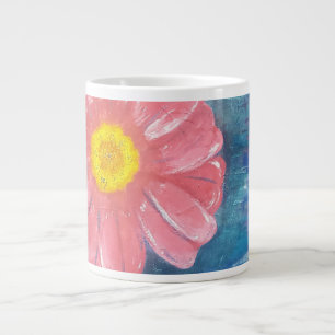Taza De Café Gigante Hermoso fondo abstracto de flores