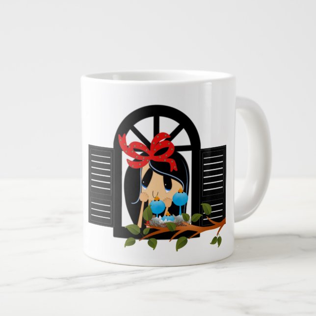 Taza De Café Gigante Hermoso - Jumbo Mug (Derecha)