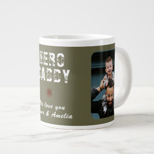 Taza De Café Gigante Héroe Papá Día del Padre 2 Fotocolage