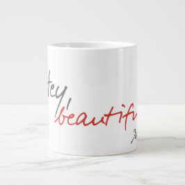 Taza De Café Gigante "Hey, hermosa" cita de Joe Covelli Mug