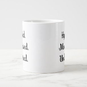 Taza De Café Gigante Hidratación, hidratación, autocuidado divertido si