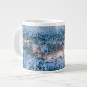 Taza De Café Gigante Hielo y nieve   Graubunden, Engadin, Suiza