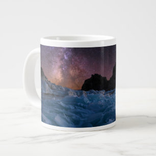 Taza De Café Gigante Hielo y nieve Lago Baikal, Siberia, Rusia