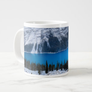 Taza De Café Gigante Hielo y nieve Lago Peyto, Rockies Canadienses
