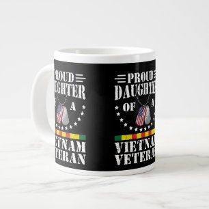 Taza De Café Gigante Hija Orgullosa De Un Veterano De Vietnam Regalo Pa