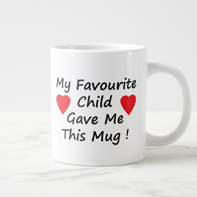 Taza De Café Gigante Hijo favorito (Derecha)