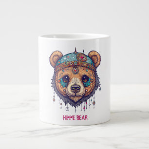 Taza De Café Gigante Hippie Bear I