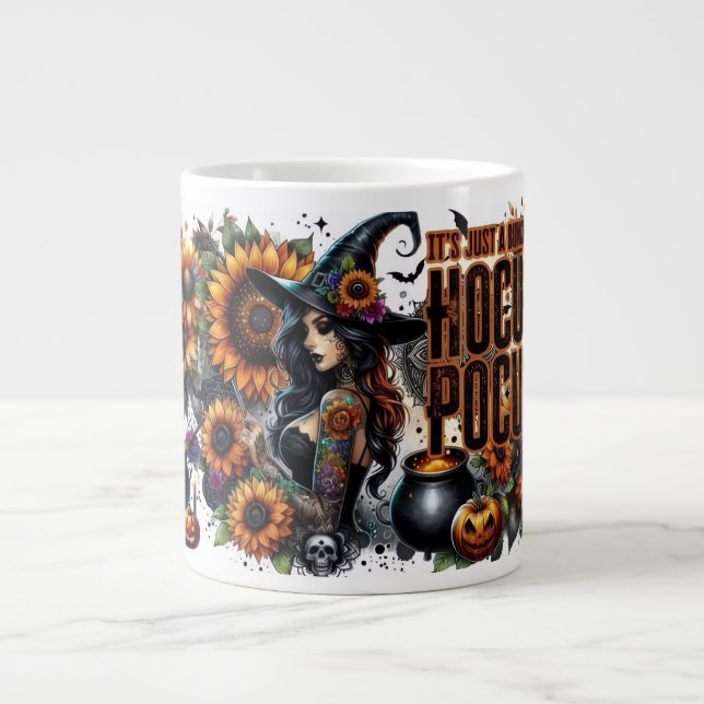 Taza De Café Gigante “Hocus Pocus Magic Vibes” (Frente)
