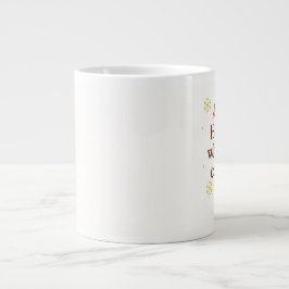 Taza De Café Gigante Hogar Es Donde Está el Cacao | Navidad Acogedora