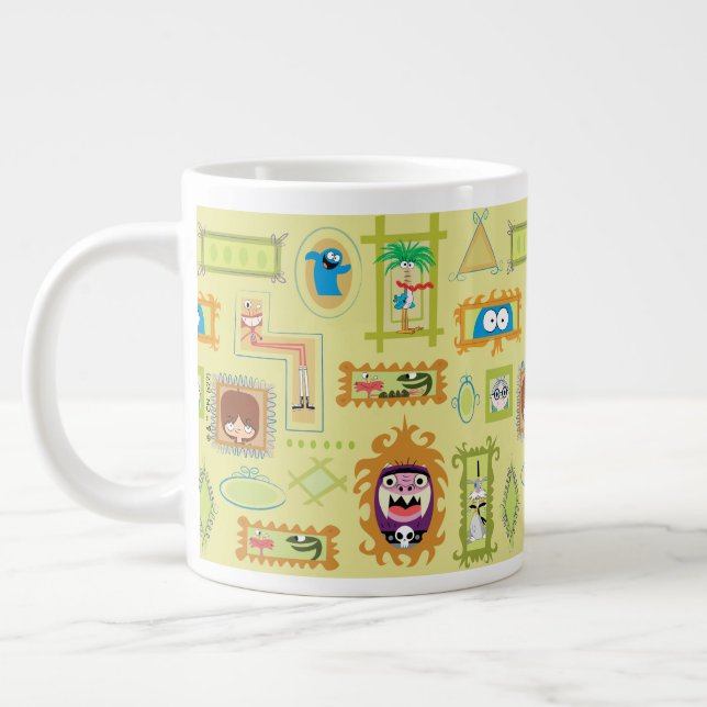 Taza De Café Gigante Hogar Foster para amigos imaginarios | Muro fotogr (Izquierda)