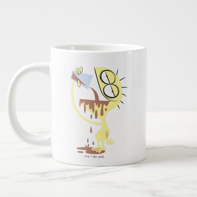 Taza De Café Gigante Hogar Foster para amigos imaginarios | Queso (Izquierda)