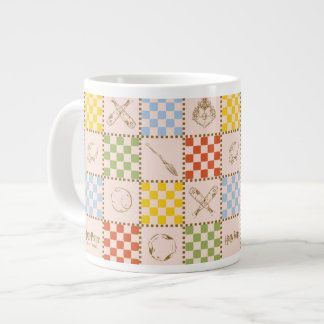 Taza De Café Gigante HOGWARTS™ QUIDDITCH™ Patrón de Verificación de Equ