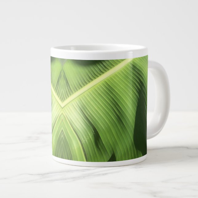 Taza De Café Gigante Hoja de plátano (Derecha)