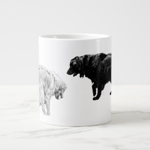 Taza De Café Gigante Hojas doradas, amigos fieles