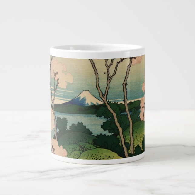 Taza De Café Gigante Hokusai Katsushika - Goten-Yama-Hill, Shinagawa (Frente)