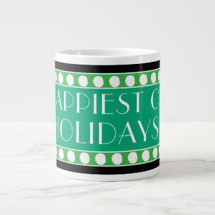 TAZA DE CAFÉ GIGANTE HOLIDAY ART DECO