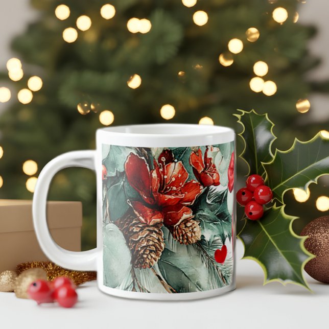 Taza De Café Gigante Holidays Mood  Bone China Mug (Subido por el creador)