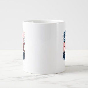Taza De Café Gigante Home of the Brave Salute Tee