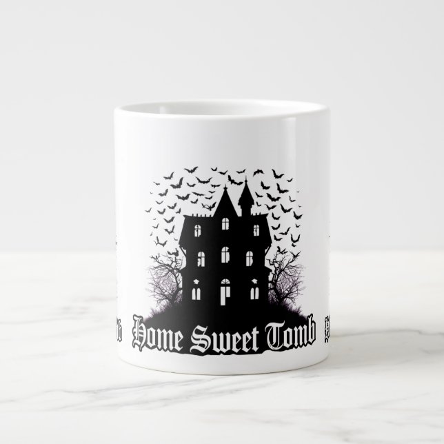 Taza De Café Gigante Home Sweet Tomb Mug | Funny Gothic Halloween Cup (Frente)