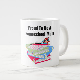 Taza De Café Gigante Homeschool Mom - Jumbo Mug