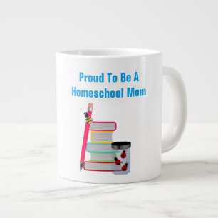 Taza De Café Gigante Homeschool Mom - Jumbo Mug