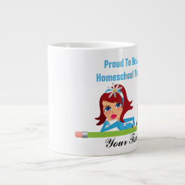 Taza De Café Gigante Homeschool Mom - Jumbo Mug