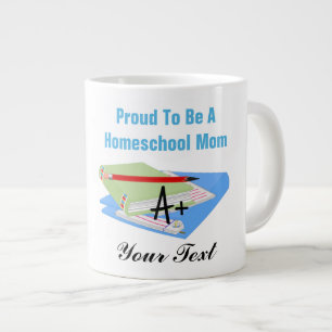 Taza De Café Gigante Homeschool Mom - Jumbo Mug