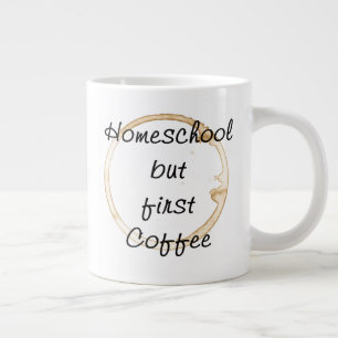 Taza De Café Gigante Homeschool pero primera taza del jumbo del café