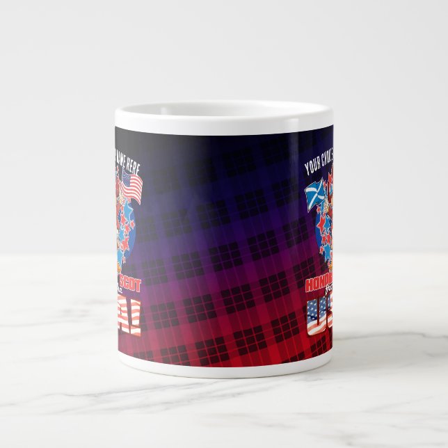 Taza De Café Gigante Honorary Scot from the USA (Frente)
