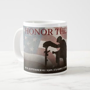 Taza De Café Gigante Honrar a los Caídos