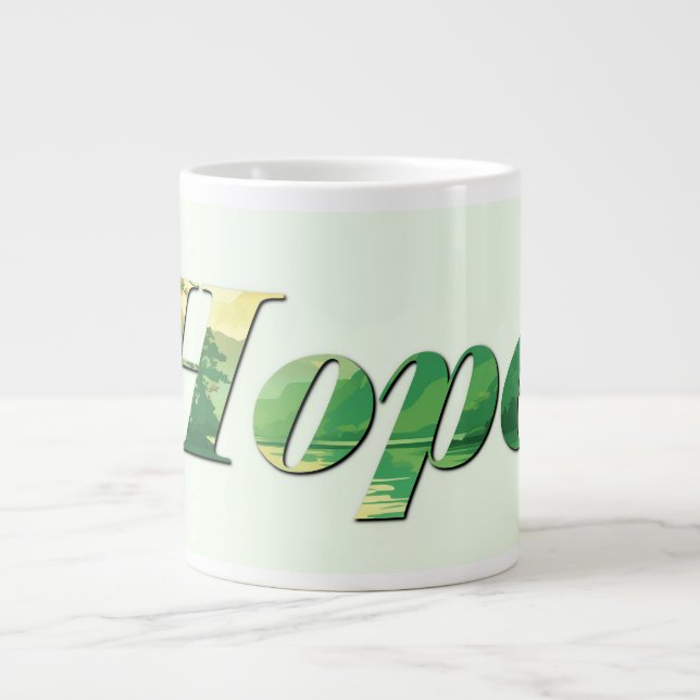 Taza De Café Gigante Hope (Frente)