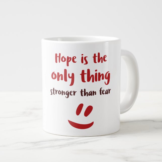 Taza De Café Gigante Hope Jumbo Mug (Derecha)