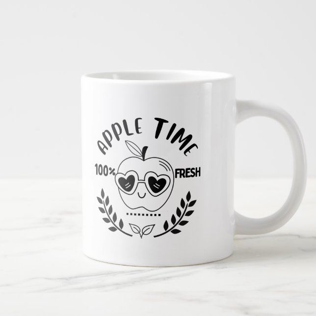 Taza De Café Gigante Hora de Apple (Derecha)