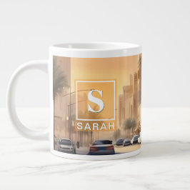 Taza De Café Gigante Hora Dorada Distrito de Al-Olaya, Riad – Grande Mu