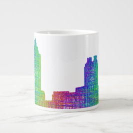 Taza De Café Gigante Horizonte de Atlanta