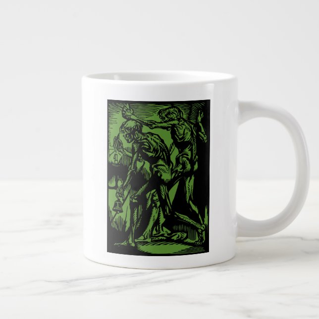 Taza De Café Gigante Horrores desconocidos de mineros muertos en Hallow (Derecha)