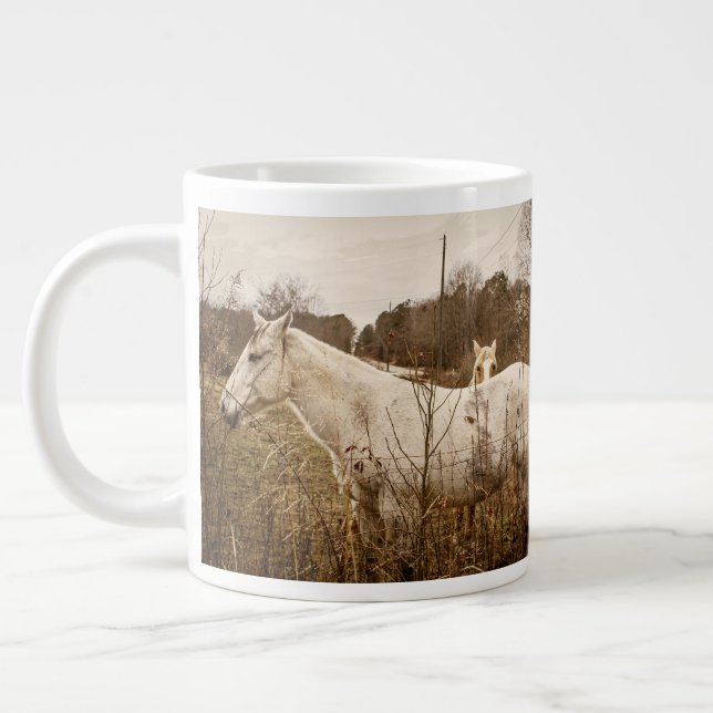 Taza De Café Gigante HORSE MAMA 20 oz. Jumbo Mug (Izquierda)