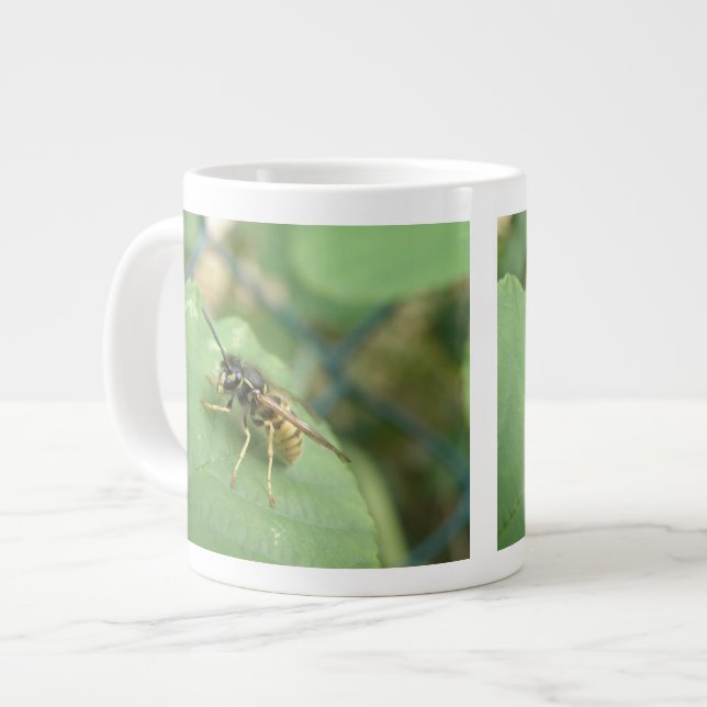 Taza De Café Gigante Hoverfly Macro Mug (Izquierda)