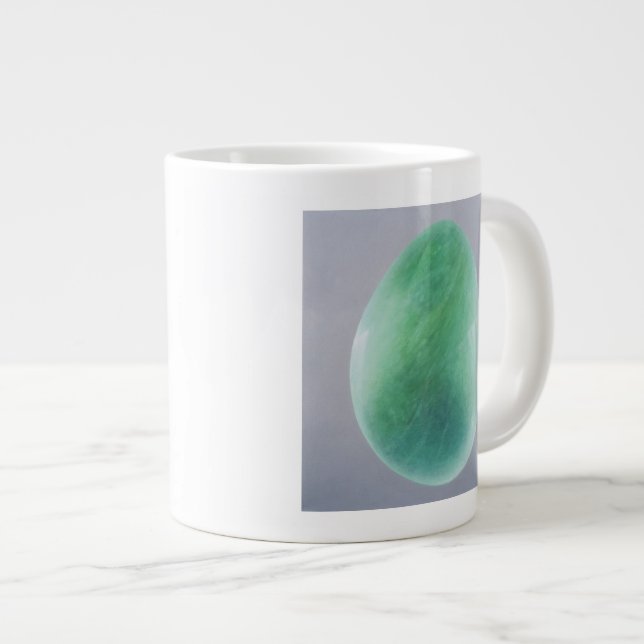 Taza De Café Gigante Huevo 2014 del jade (Derecha)