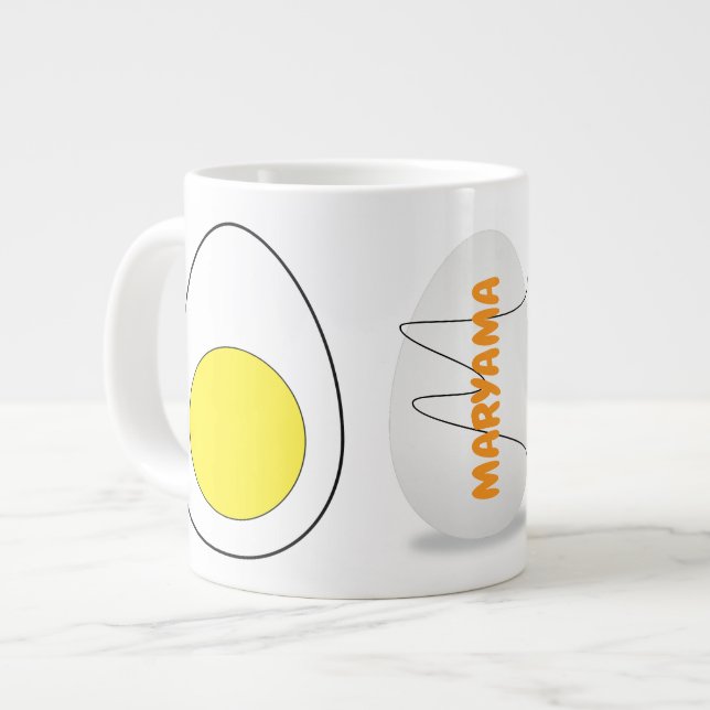 Taza De Café Gigante Huevos de Mug de Tortilla en Microondas (Regalo de (Izquierda)