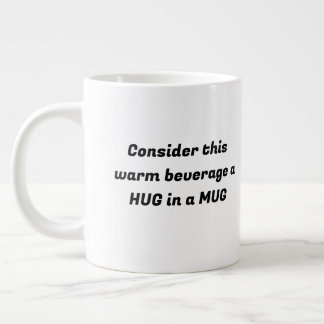 Taza De Café Gigante HUG en un MUG
