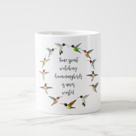 Taza De Café Gigante Hummingbird Wreath