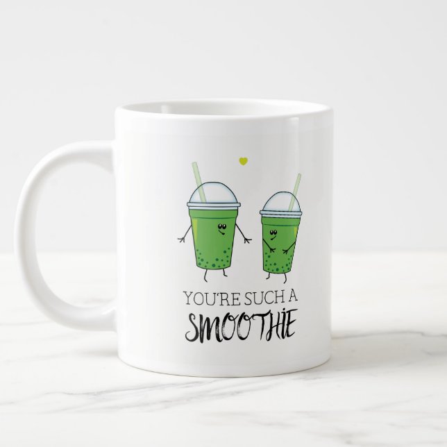 Taza De Café Gigante Humor alimentario revoloteando Personalizado de Sm (Izquierda)