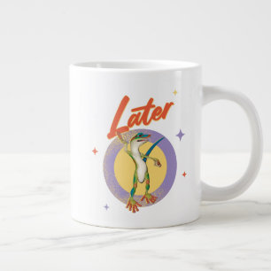 Taza De Café Gigante Humor de Día Perezoso Gecko Retro
